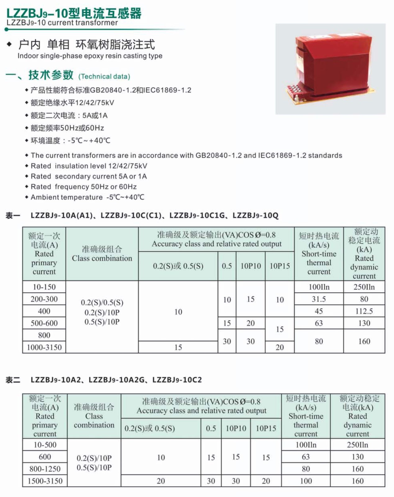 零序电流互感器LZZBJ系列