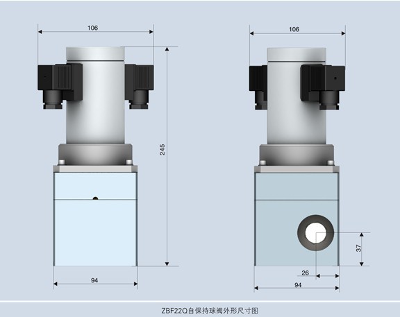 ZBF22Q小口径二位二通自保持球阀