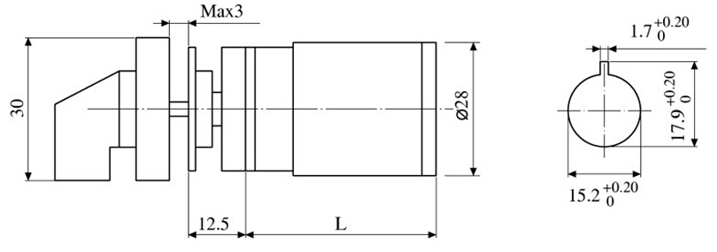 10安培AD1-10型转换开关