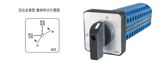 定位自复型转换开关ADI-32