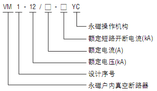 VM1(ZN63)-12系列永磁户内高压真空断路器