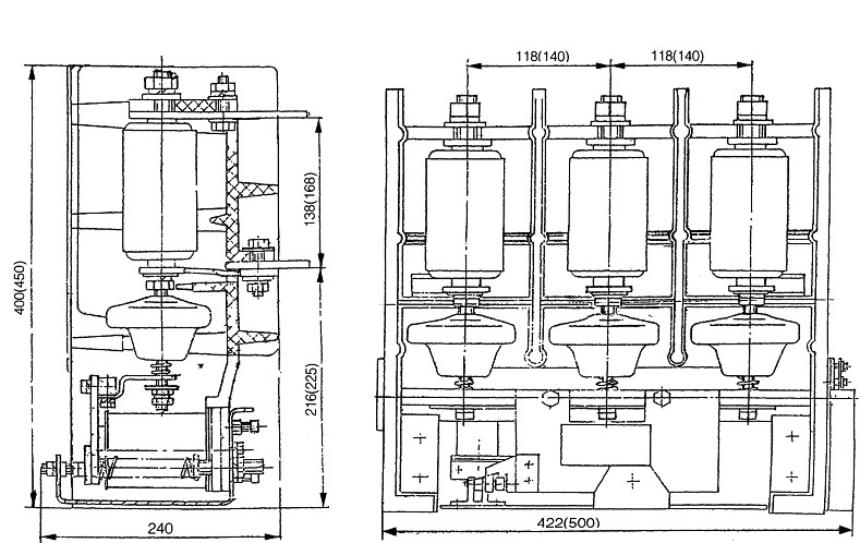 JCZ5-7.2/12J(D)系列户内交流高压真空接触器