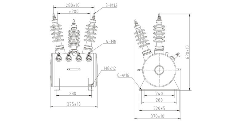 6~10kV 系列差压油浸全密封放电线圈