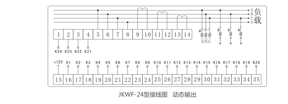 JKW3F系列无功功率分相自动补偿控制器三相混补系列